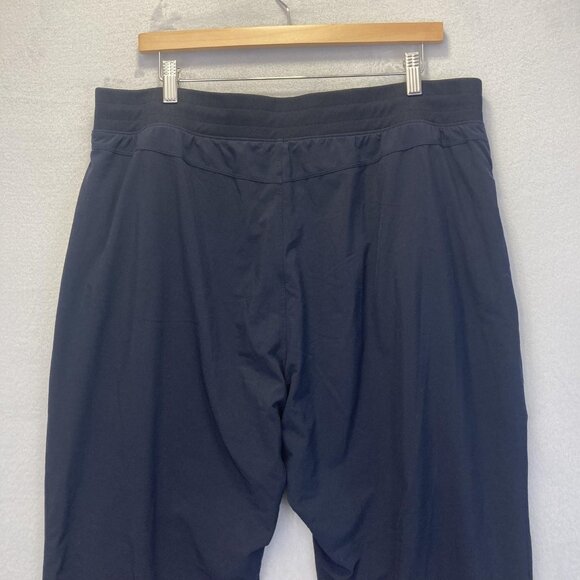 T by Talbots Lined Sweatpants Womens XLP Navy Blue Stretch Pants Pockets Leisure - Picture 10 of 13
